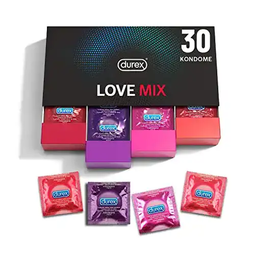 Durex Love Mix Kondome-Mischung mit 4 Sorten im 30er Pack