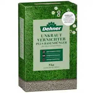 Rasendünger mit Unkrautvernichter Dehner – 8 kg