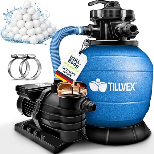 Sandfilteranlage Tillvex 10 m³/h mit 5-Wege Ventil