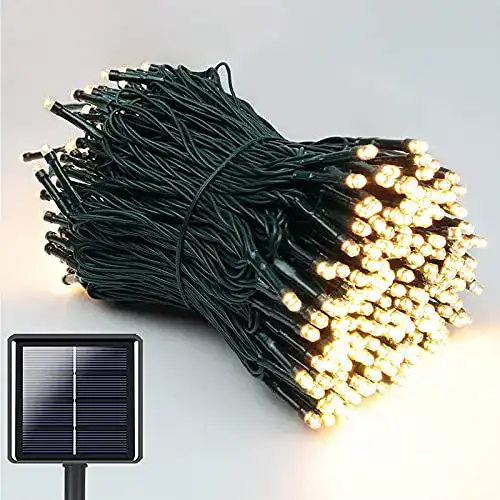 Solar Lichterkette NEXVIN 20 Meter mit 200 LEDs für den Außenbereich
