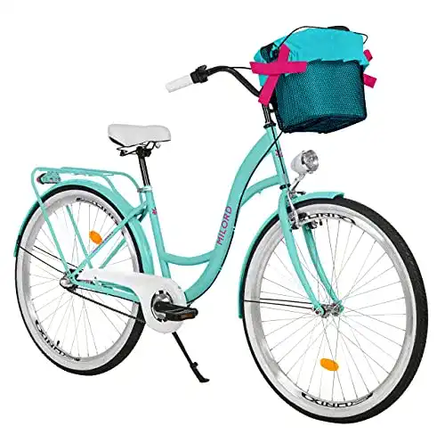 Hollandrad Milord von Milord Bikes Komfort Fahrrad mit Korb