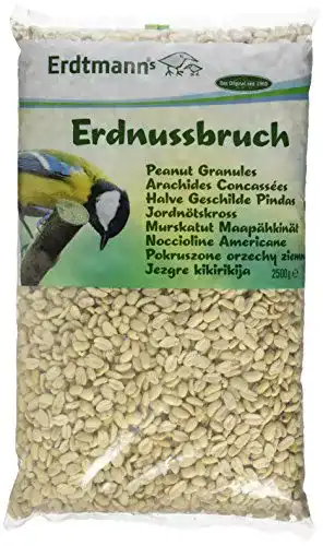 Erdnussbruch für Wildvögel von Erdtmanns – 2,5 kg ohne Schalenrückstände