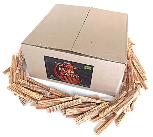 Kienspan Feuerkaiser Fatwood – Biologischer Anzünder für Grill und Kamin