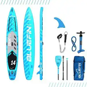 Bluefin SUP 14′ Sprint Stand Up Paddle Board Kit in Blau