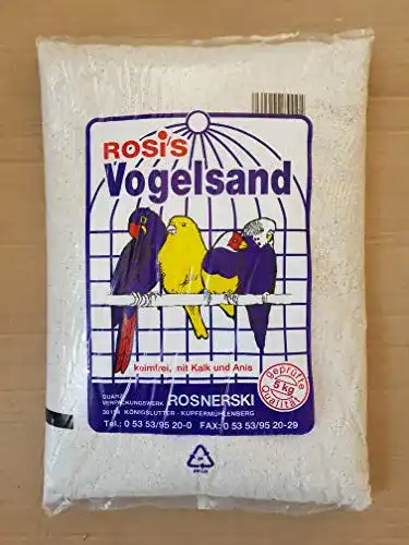 Vogelsand Rosnerski Sand Rosis Fein 5 kg für Vögel