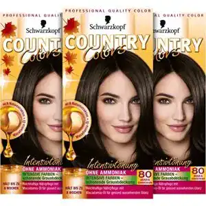 Intensivtönung Country Colors 80 Arabia Schwarzbraun für Haarfärbung