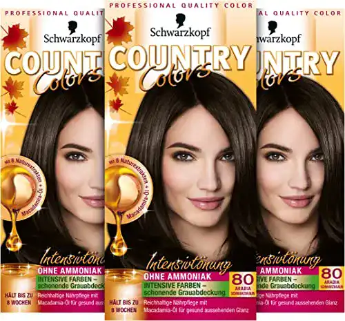 Intensivtönung Country Colors 80 Arabia Schwarzbraun für Haarfärbung