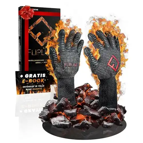 Küchenhandschuhe Flipline Grillhandschuhe für Hitzeschutz und Komfort