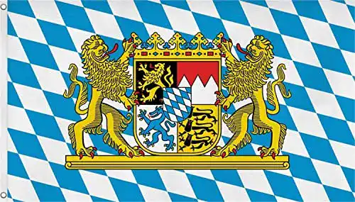 Bayern Flagge Normani XXL aus Polyester in verschiedenen Größen