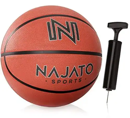 Basketball Najato Sports Größe 7 mit Ballpumpe