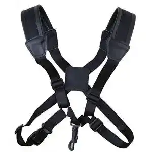 Saxophongurt Lcwrop aus Qualitätsleder mit Cross Strap