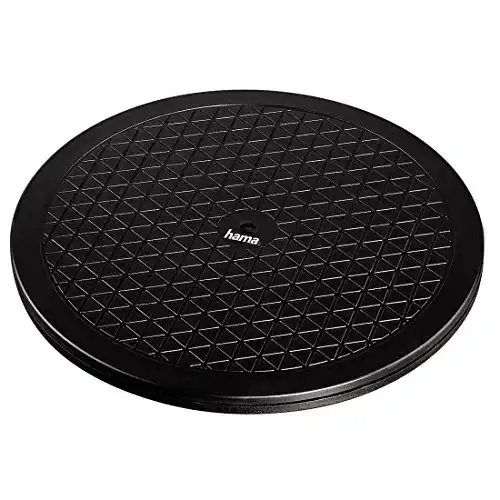 Drehteller Hama 49590 für Universal S Monitor, Schwarz, 25,5 cm x 2 cm