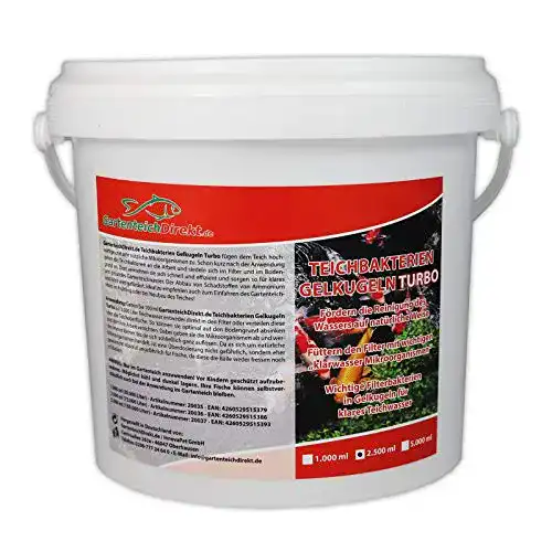 Teichbakterien Gartenteich-Direkt Gelkugeln Turbo für klares Wasser