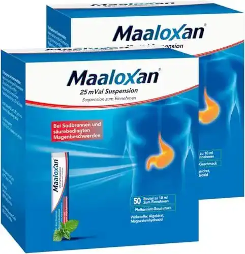 Magen-Gel Maaloxan 25 mVal Suspension zur Linderung von Magenbeschwerden