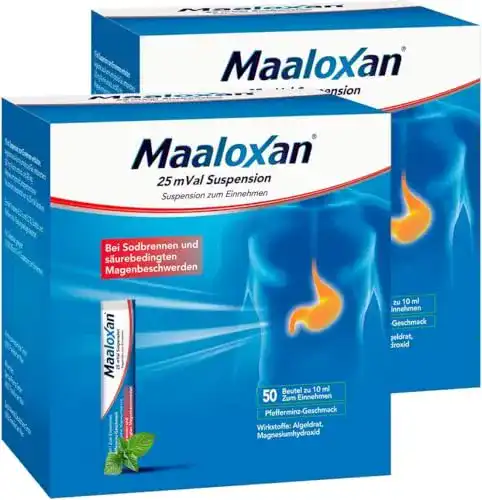 Magen-Gel Maaloxan 25 mVal Suspension zur Linderung von Magenbeschwerden
