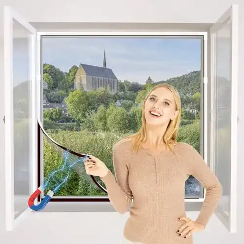 Fliegengitter NeatiEase DIY Insektenschutz Magnetfenster
