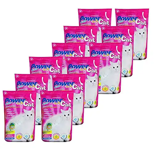 Katzenstreu Powercat 12 x 5 l = 60L Magic Silikat