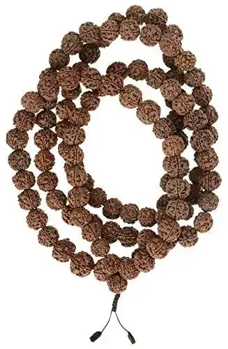 Rudraksha Buddhafiguren und Billy Held Mala – Buddhistische Gebetskette