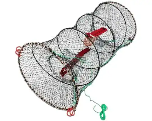 Aalreuse Angel Berger Köderfischreuse faltbar für effektiven Fischfang