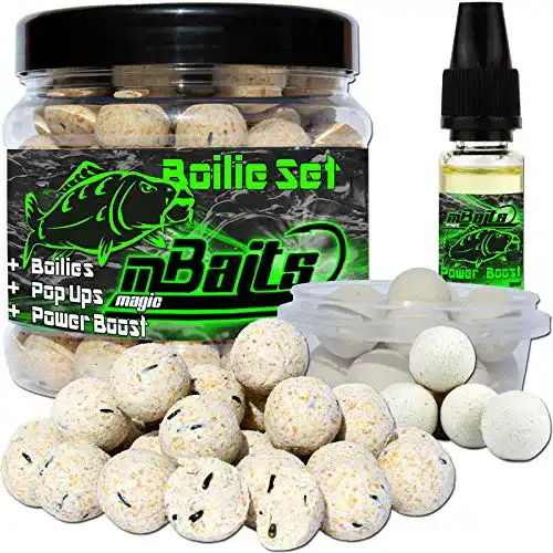 Angel-Berger Magic Baits Boilie Set mit Pop Ups und Dip