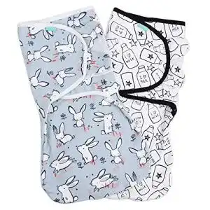 Pucksack Lekebaby für Babys 0-4 Monate, 69 cm x 55 cm, 2er Set