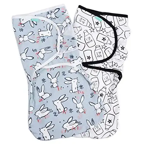 Pucksack Lekebaby für Babys 0-4 Monate, 69 cm x 55 cm, 2er Set