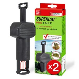 Wühlmausfalle Swissinno Pro SuperCat – Effektive Schlagfalle für Nager