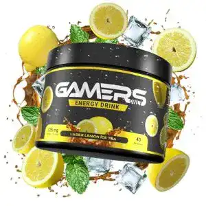 Gamers Only Gaming Booster Yellow Laser Lemon Energy Drink Pulver