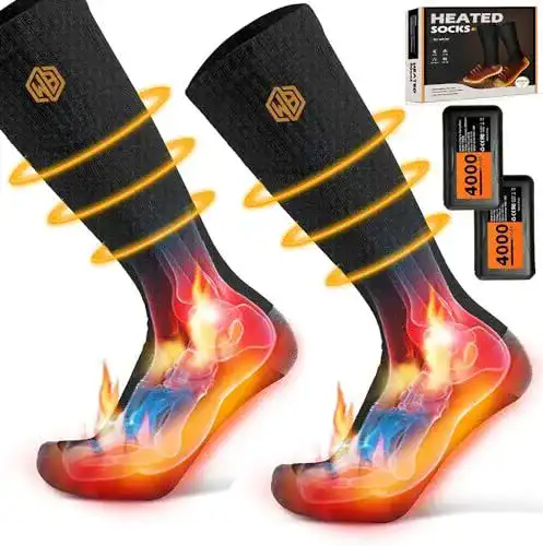 Beheizbare Socken von WISSBLUE für angenehme Wärme