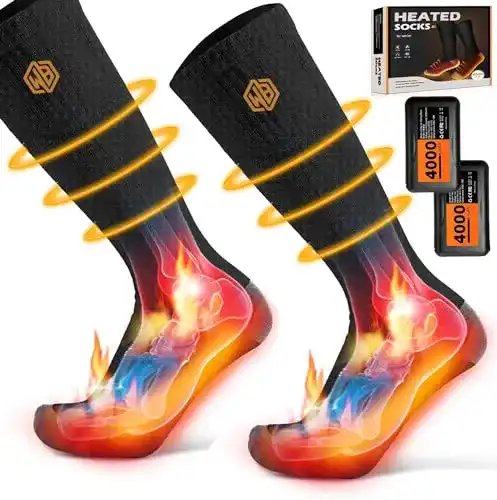 Beheizbare Socken von WISSBLUE für angenehme Wärme