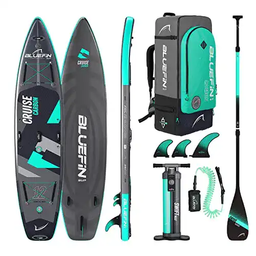 Bluefin SUP Cruise Carbon 12 Aufpumpbares Paddle Board mit Zubehör