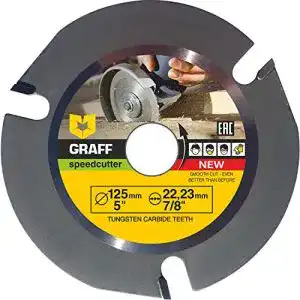 Holzsägeblatt für Winkelschleifer 125 mm Graff Speedcutter für Holz