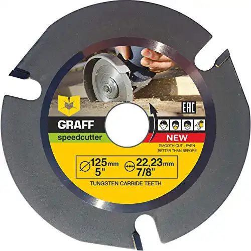 Holzsägeblatt für Winkelschleifer 125 mm Graff Speedcutter für Holz