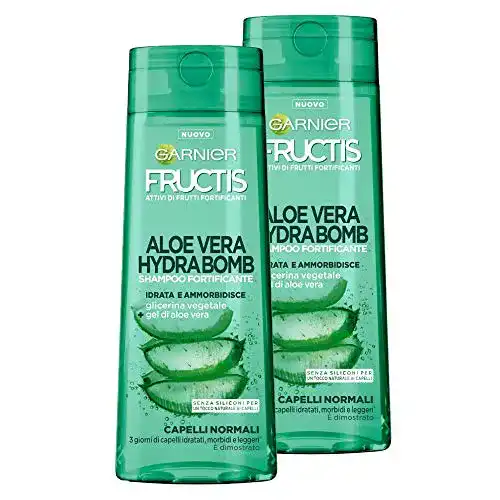 Garnier Fructis Aloe Vera Hydra Bomb Shampoo 4er Pack