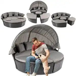 Sonneninsel di volio Polyrattan Milano für Garten und Terrasse