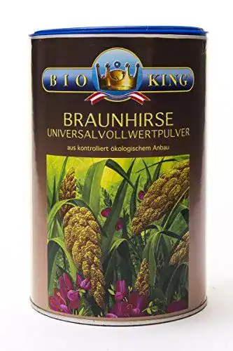 Braunhirse Bioking 4x 500g Bio Vollwertpulver