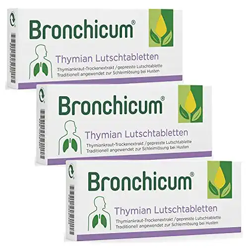 Bronchicum Thymian Lutschtabletten gegen Husten und Halsbeschwerden