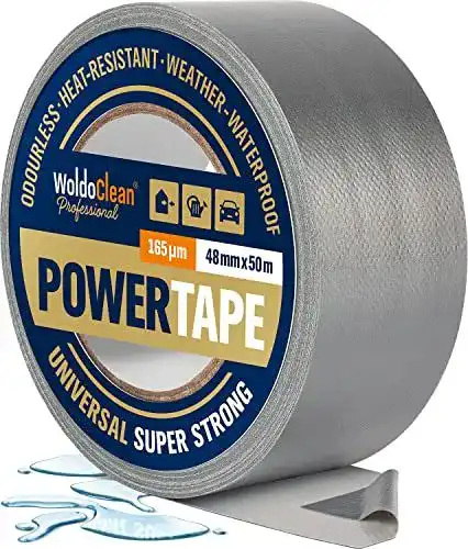 Panzertape WoldoClean Gewebeband mit starker Klebekraft und 50 Metern Länge