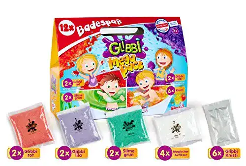 Badezusatz für Kinder Simba Glibbi Mega Pack, 12x