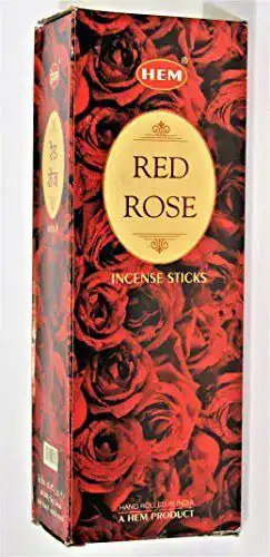 HEM Räucherstäbchen Yesmandala, Rot, 6 Boxen mit je 20 Stäbchen