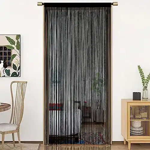 Türvorhang HSYLYM String für Fensterdekoration und Raumteiler