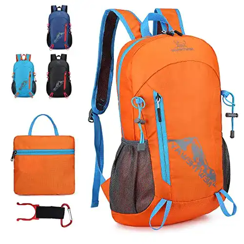 Faltbarer Rucksack von Lywencom, 20L für Sport und Wandern