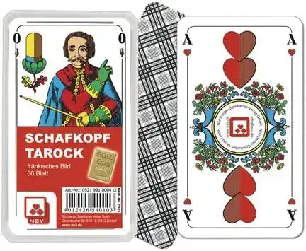 Schafkopfkarten Fündig Spielkarten Schafkopf Classic im Klarsichtetui