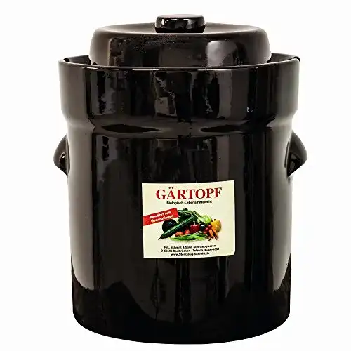Gärtopf Unimet 10 Liter Braun 3210 für traditionelle Zubereitung