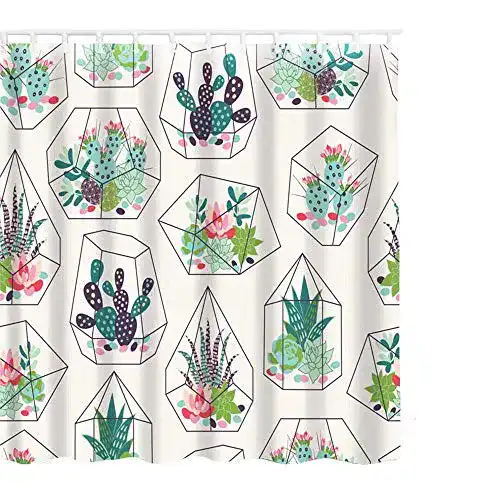 Duschvorhang Litthing 180×180 cm wasserabweisend und schimmelresistent