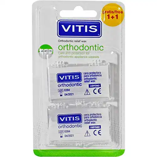 Zahnwachs Vitis Dentaid für Kieferorthopädie, 2 x 5 Streifen