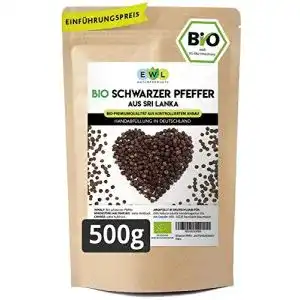 Bio Schwarzer Pfeffer Ganze Pfefferkörner aus nachhaltigem Anbau