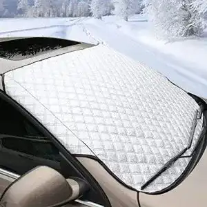 Frontscheibenabdeckung Freesoo Schneeschutz für Autos