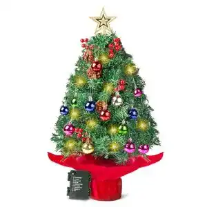 Vorbeleuchteter Mini-Weihnachtsbaum Joiedomi 24″/2FT