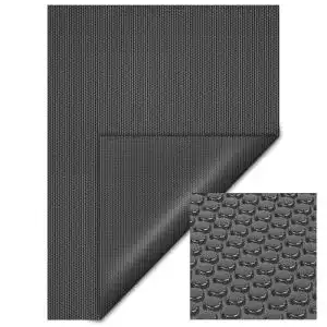 Solar-Poolfolie Wiltec 4 x 6 m in Schwarz für Poolheizung
